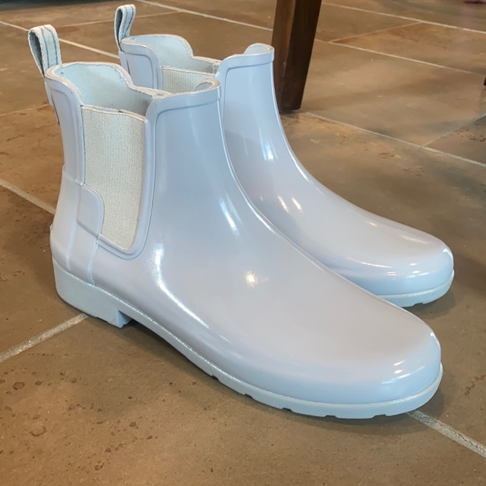 Hunter Original Refined Chelsea Rain Booties 9